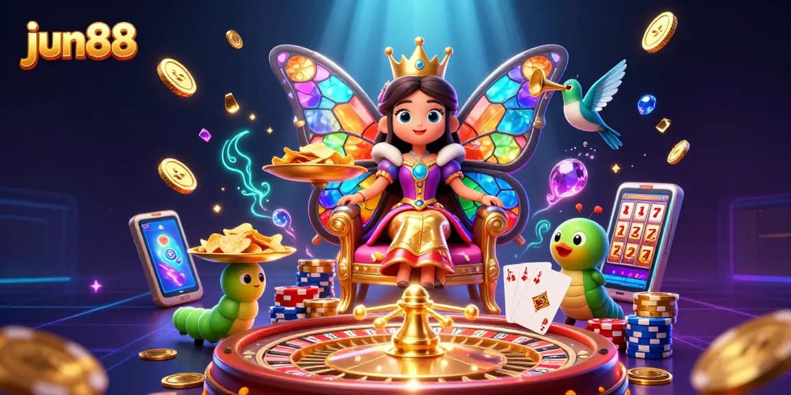 Experience thrilling gameplay at jun88 with vibrant casino elements and a magical atmosphere.