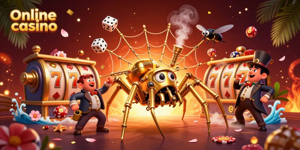 Engage with thrilling games at online casino belgie, featuring dynamic slot reels and interactive characters.