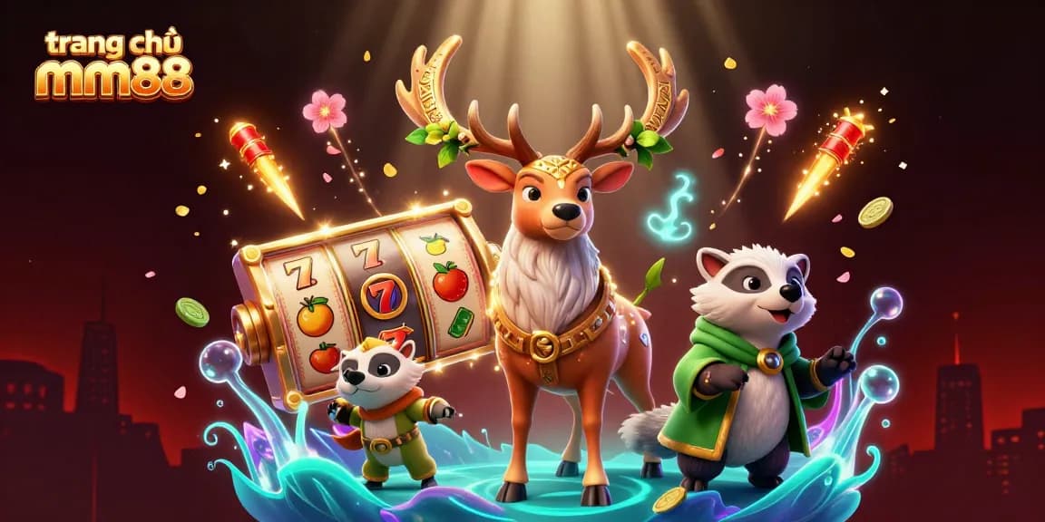 Engage in thrilling gameplay at trang chủ mm88 featuring vibrant slot machines and captivating characters.