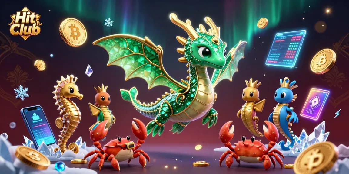 Experience thrilling action at Hit Club, where vibrant sea creatures and gold treasures abound.