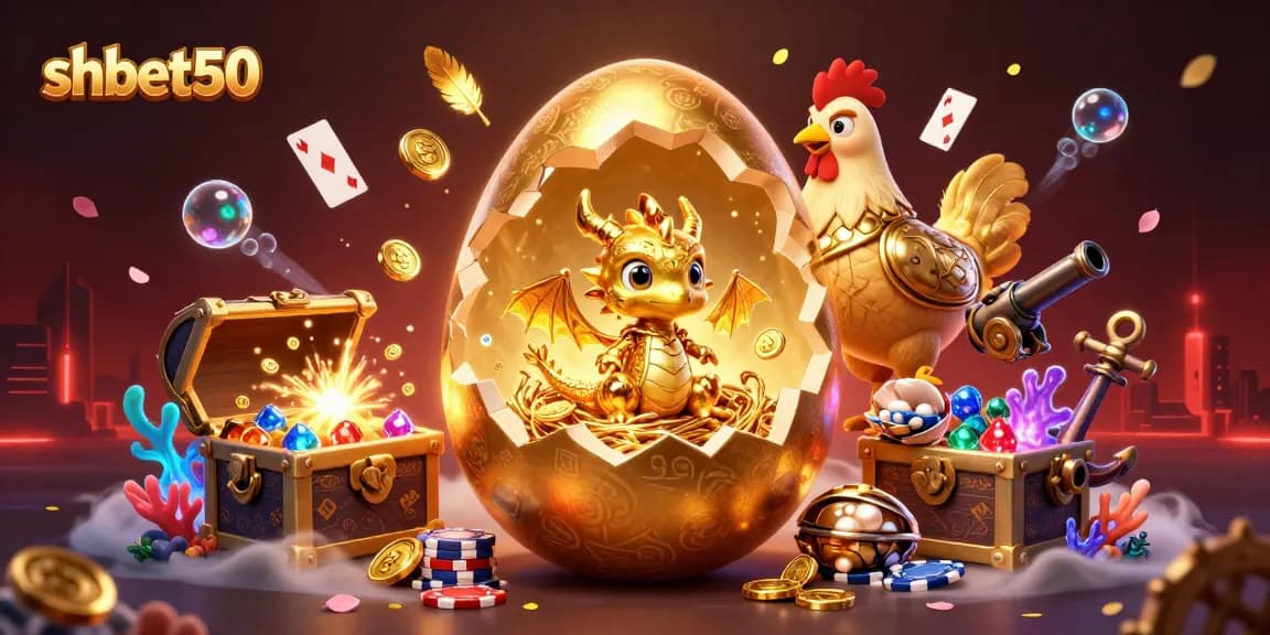 Experience thrilling moments with shbet50 where a golden baby dragon emerges from a poker chip nest.