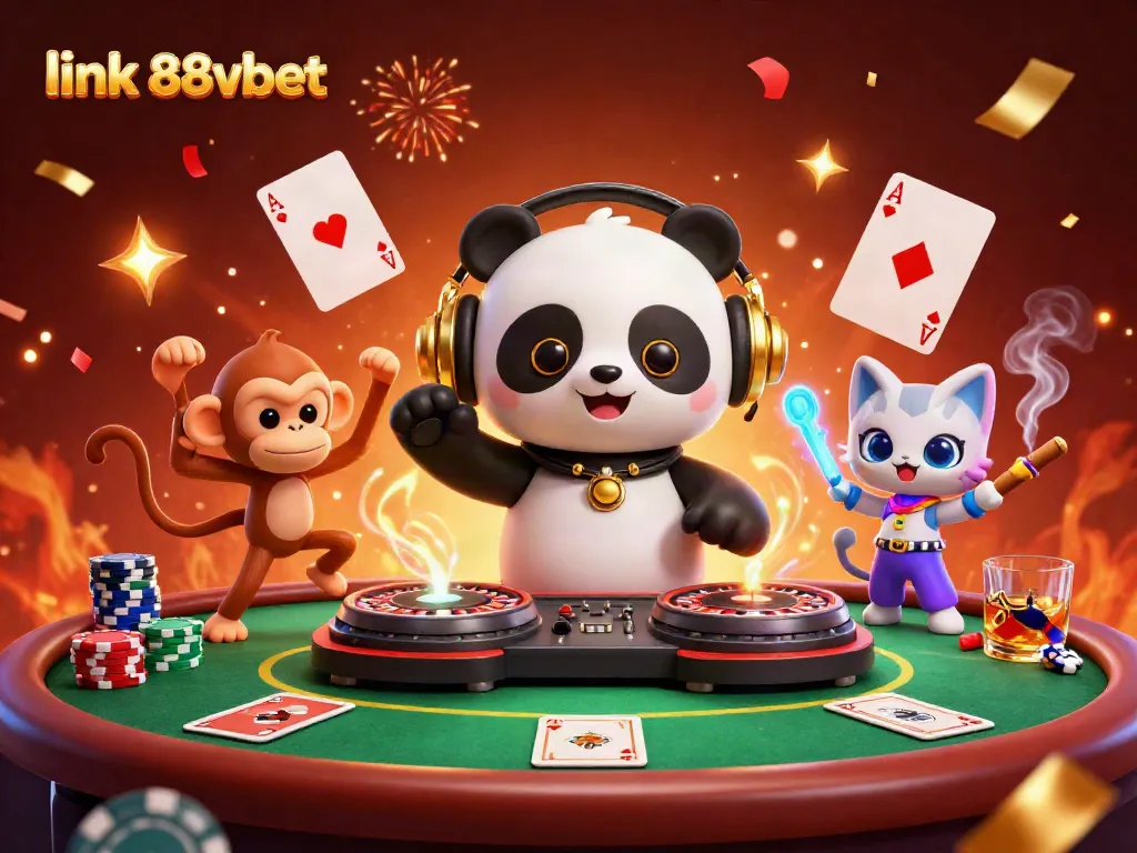 Engage with vibrant energy and excitement at link 88vbet with dancing characters and dynamic casino elements