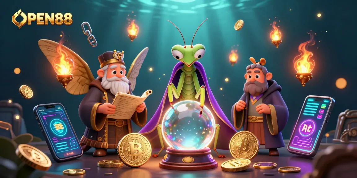 Engage with OPEN88 by exploring thrilling fortune with 3D casino characters and crypto elements.