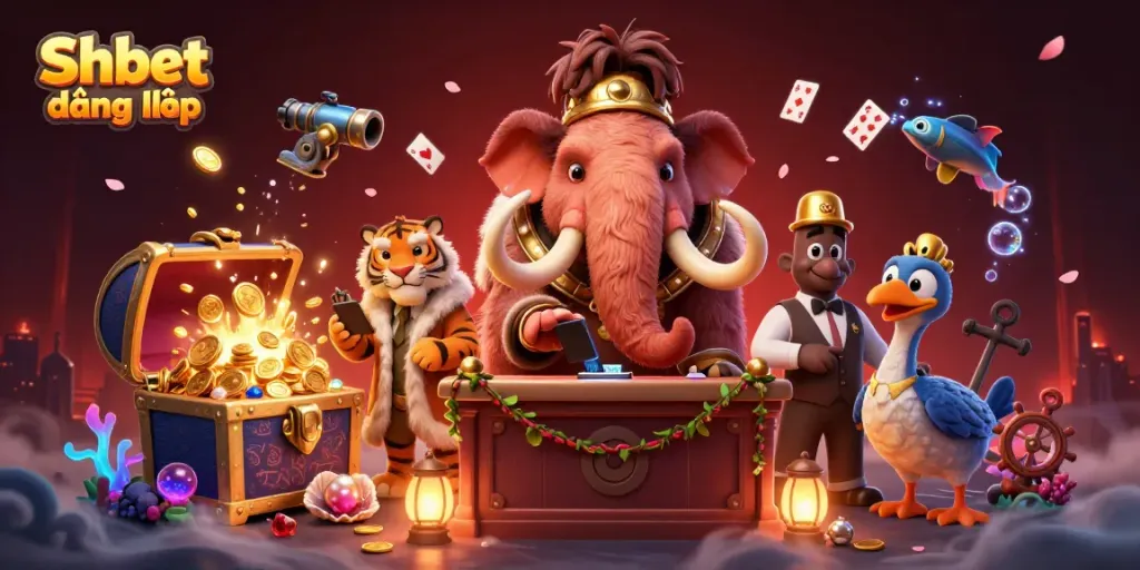 Shbet đăng nhập offers a thrilling gaming experience with a 3D mammoth bouncer and exclusive VIP elements.