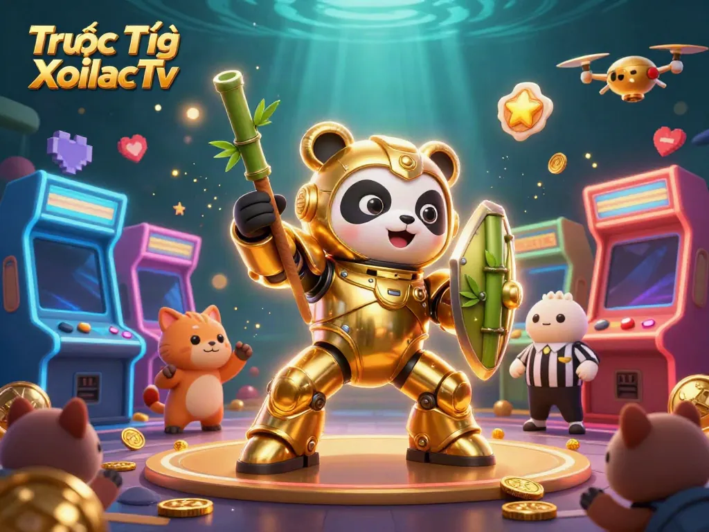 Experience Trực Tiếp XoilacTv with dynamic sports betting action and vibrant visuals in a lively arena.