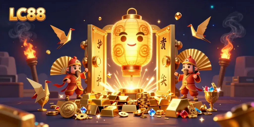 Experience thrilling casino adventures with the LC88 golden spirit and lucky symbols.