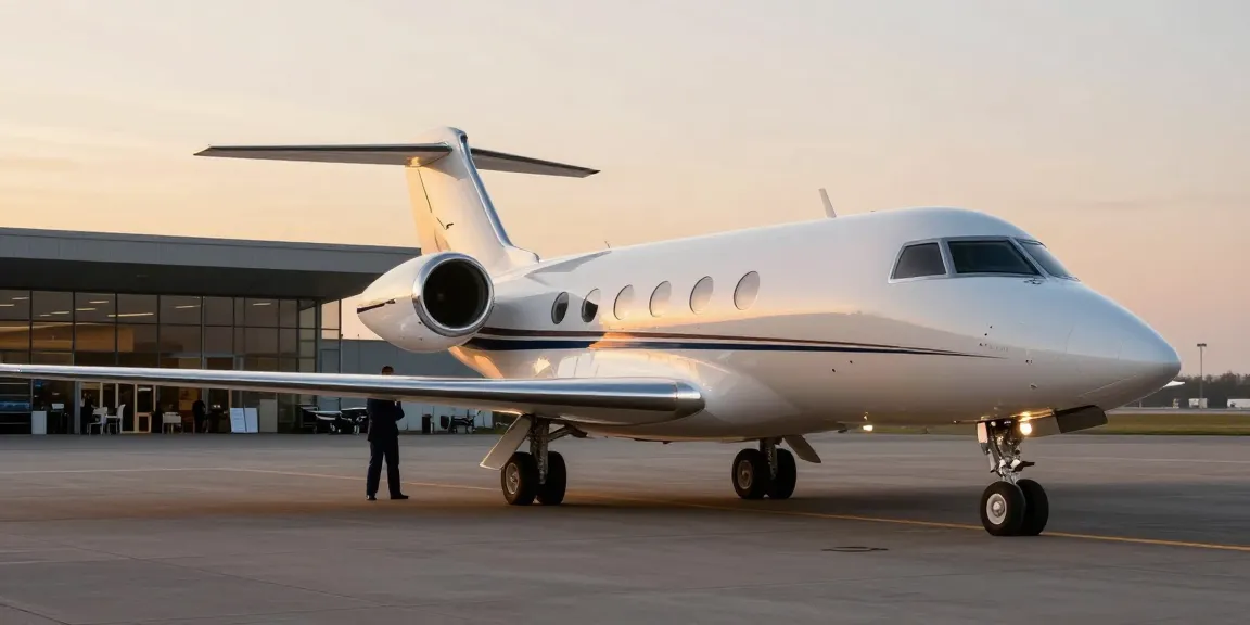 Private jet rental Amsterdam at Schiphol Airport, showcasing luxury travel experience.