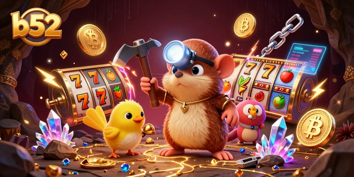 Engage with b52's thrilling slot games as the treasure hunter discovers riches in a loaded cave.