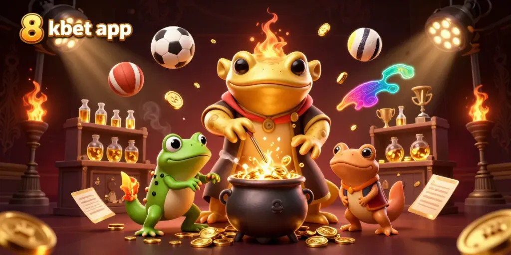 Immerse in gaming excitement with the vibrant 8xbet app scene featuring dynamic sports and alchemy elements.