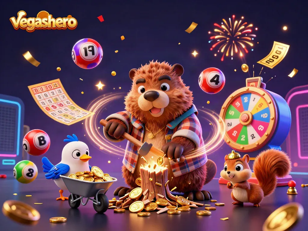 Engage in the excitement of vegashero with golden coin rains and dynamic casino action.