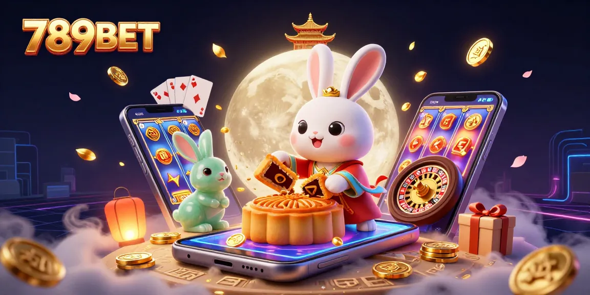 Experience thrilling gaming with 789BET, featuring vibrant casino elements and dynamic characters.