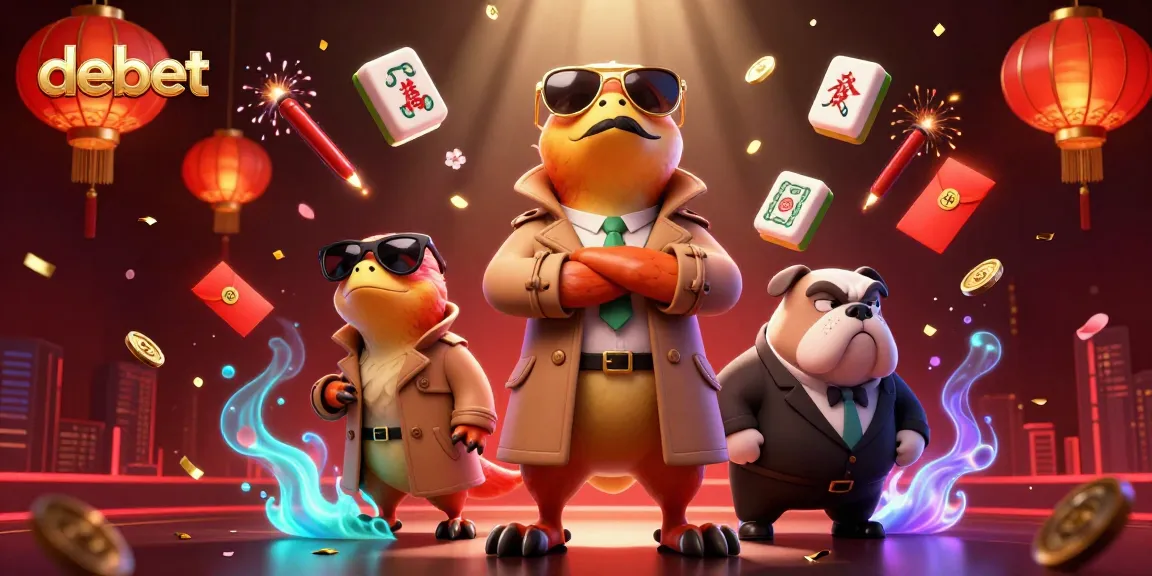 Experience debet with three raptors in a trench coat sneaking into a casino scene filled with excitement.