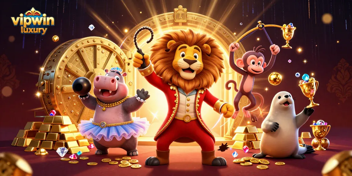 Experience the thrill of vipwin luxury with a dynamic casino scene full of excitement and valuable treasures.
