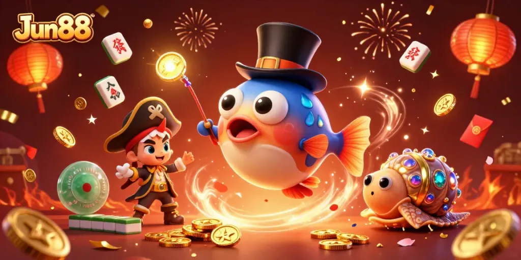 Jun88 mang đến trải nghiệm hấp dẫn với cá cược và hoạt hình sinh động trong 3D.