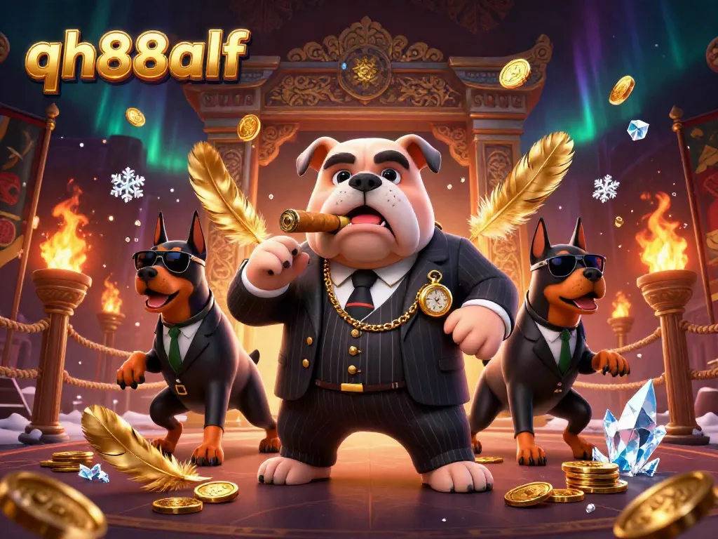 Experience high-stakes casino action in a vibrant illustration featuring qh88alf characters immersed in games.