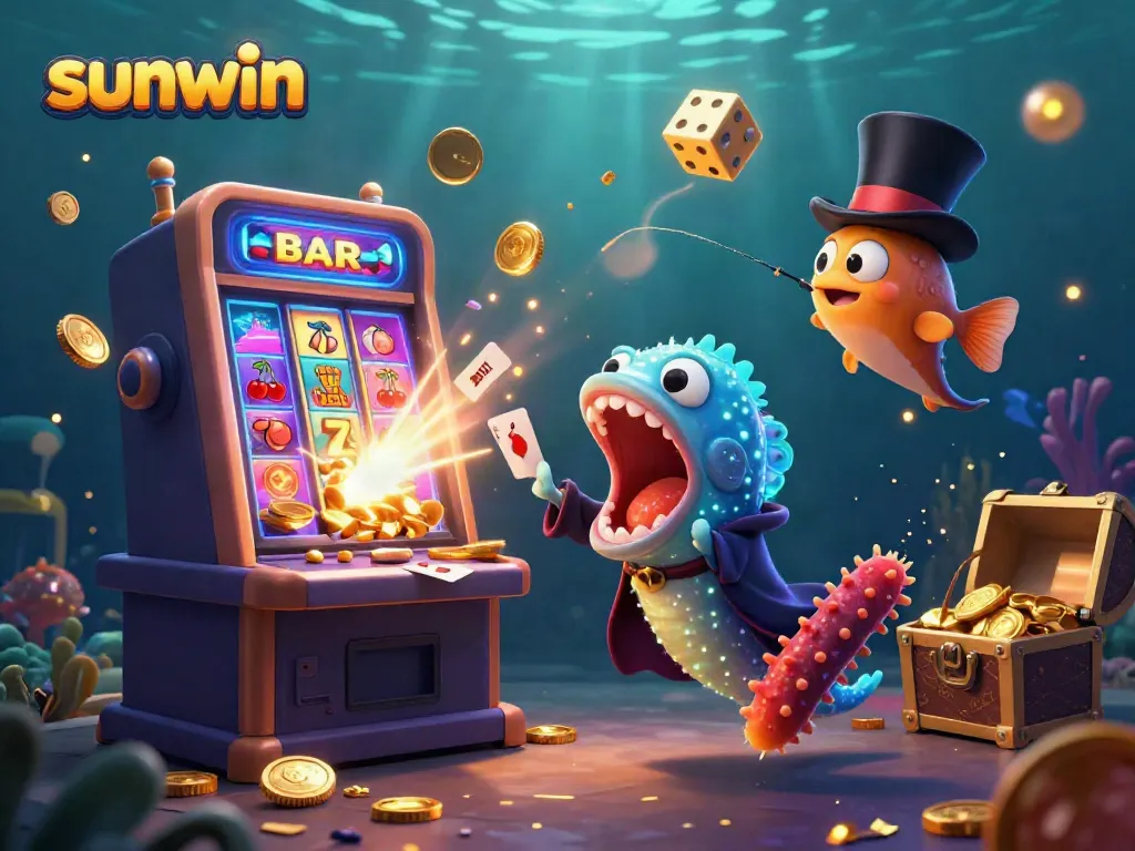 Experience thrilling gameplay with Sunwin as vibrant characters lead you through a magical casino adventure.