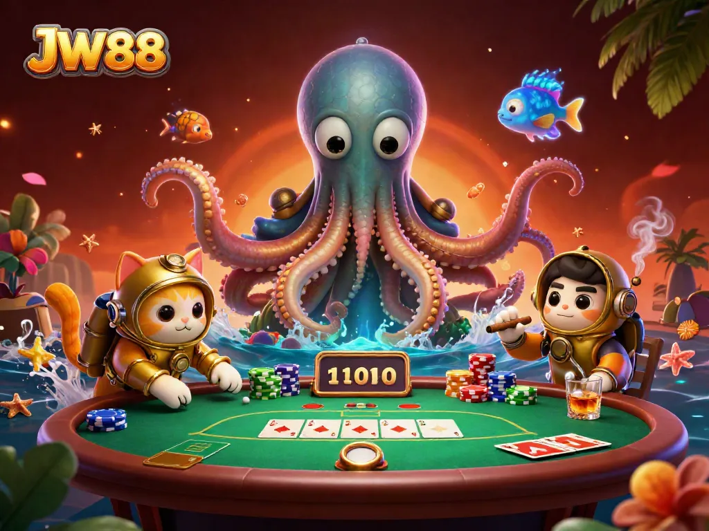 Experience ultimate fun at JW88 with exciting poker games and vibrant characters