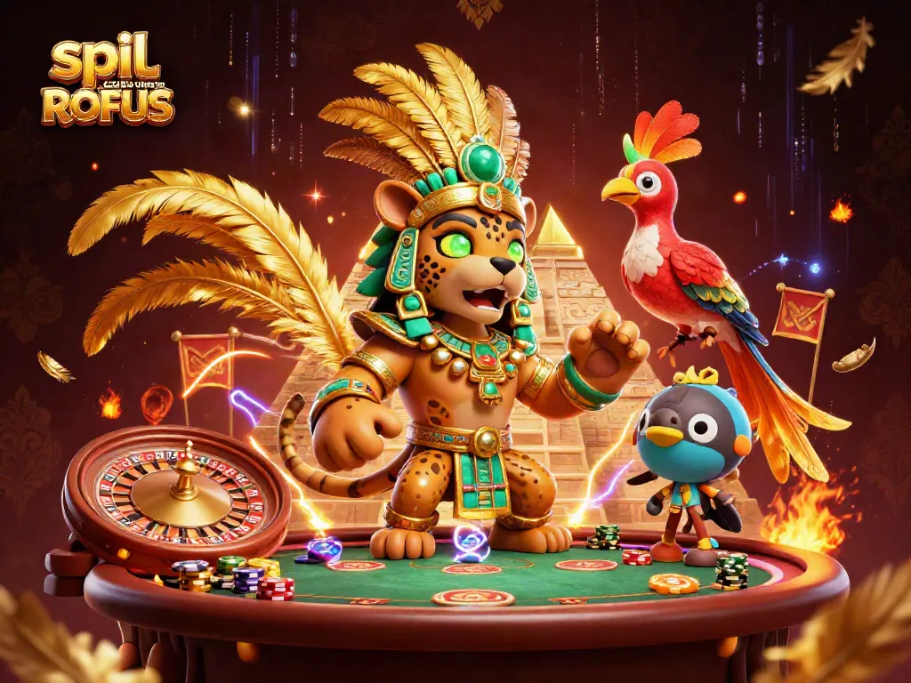 Play exciting games at spil casino uden om ROFUS with thrilling casino elements and vibrant graphics.