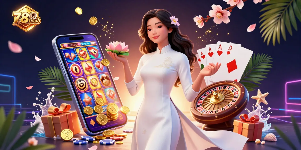 Experience thrilling gameplay with 789club's stunning slot games shining in vibrant detail.