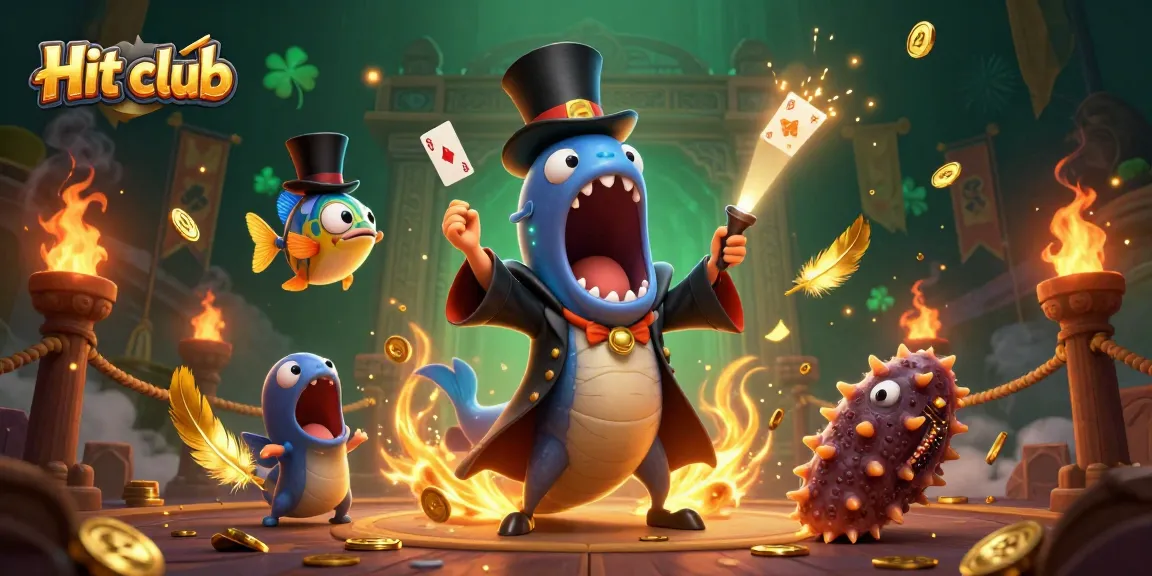 Experience the thrill of the Hit club, showcasing a magical scene with deep-sea creatures in a vibrant casino atmosphere.