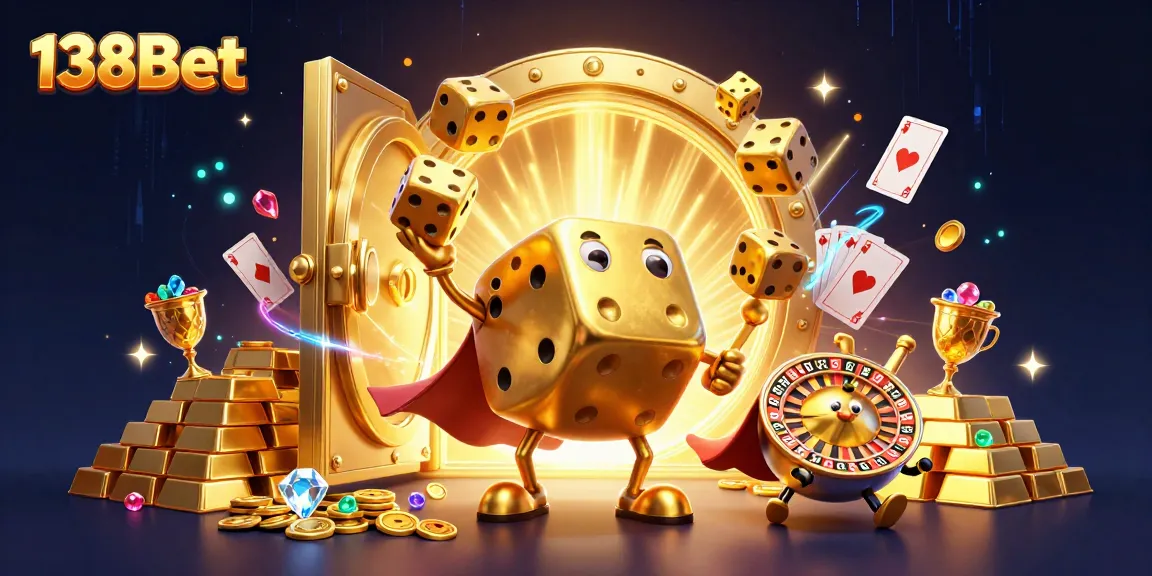 Engage with exciting wins at 138Bet's magical casino, featuring vibrant 3D characters and stunning treasures.