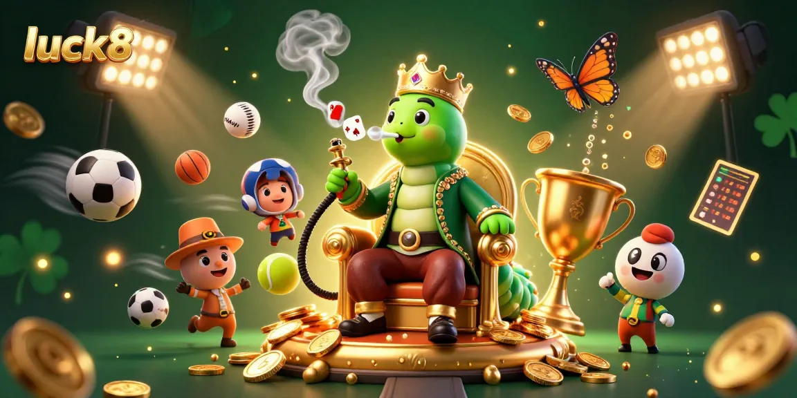 Experience the excitement of luck8 with dynamic sports elements and vibrant visuals in this captivating gaming scene.